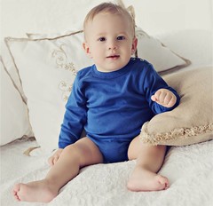 Langarm Baby Body für die kälteren Monate oder als Nachtwäsche