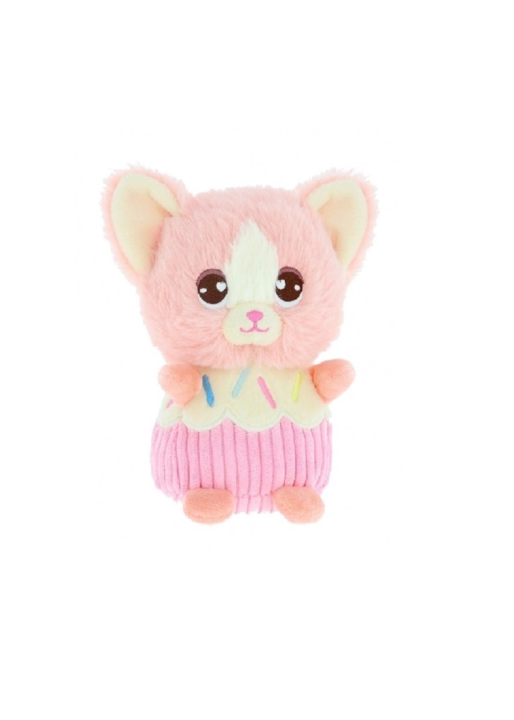 4 Cupcake Knuffels - 16 cm