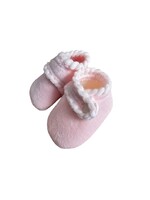 Fluwelen Baby Slofjes - Newborn