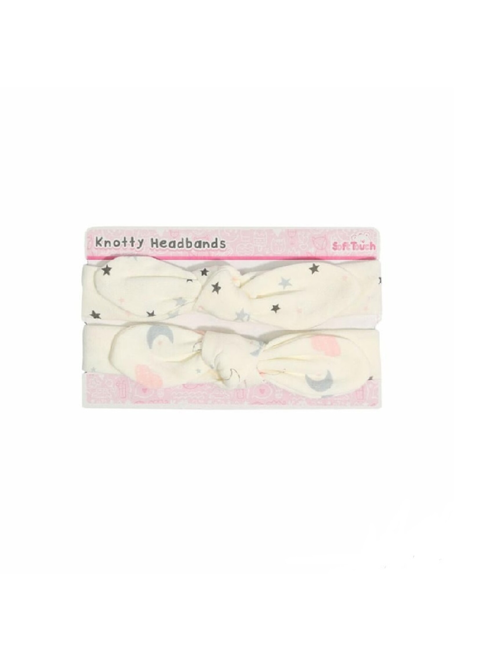 2  Baby Haarbanden 'Stars, Clouds & Moon'