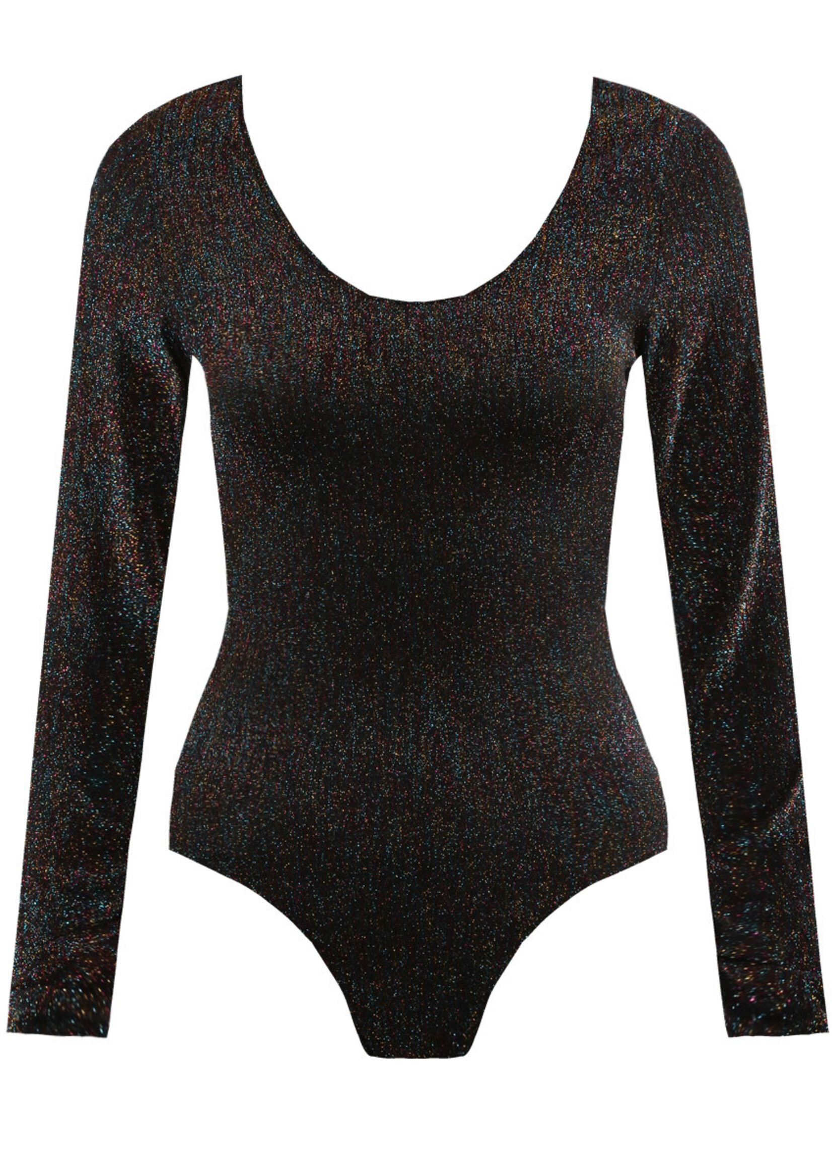 Vera & Lucy Lurex Body Zwart