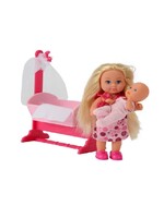 Simba Toys Evi met wiegje en baby