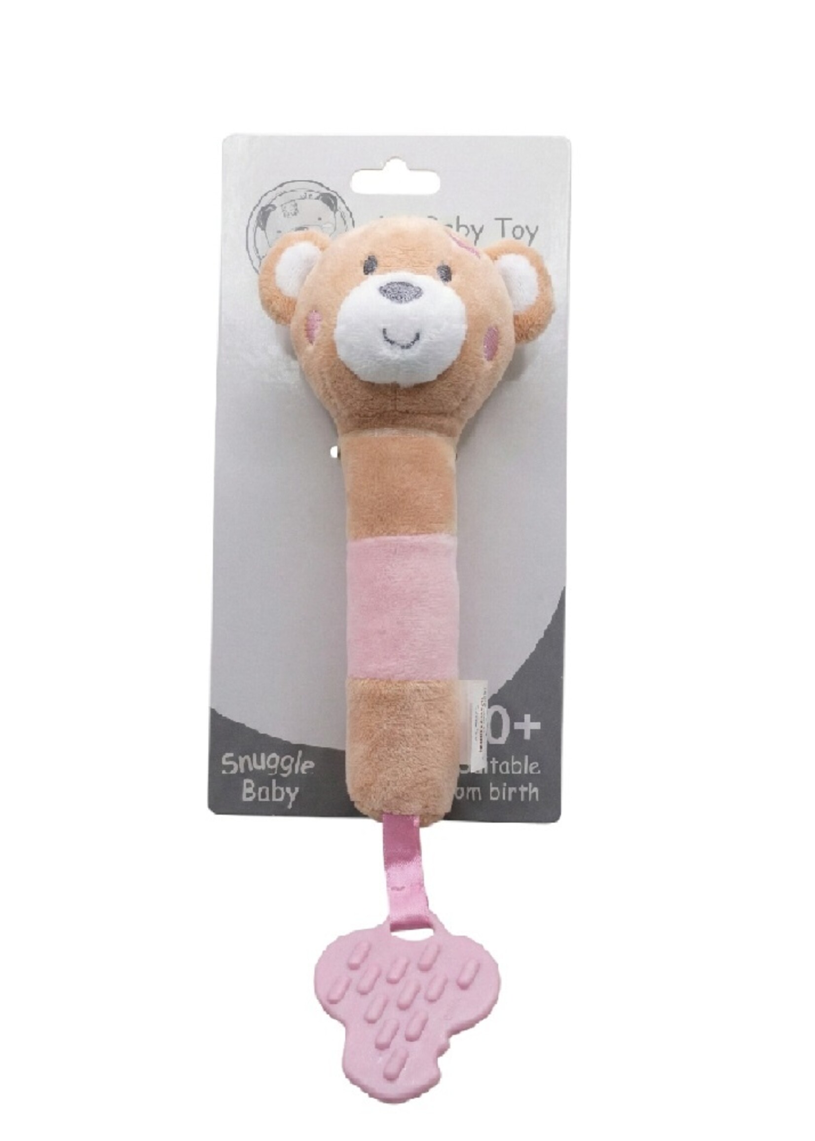 Snuggle Baby Rammelaar Piepbeest - Beer