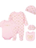 Baby Geschenkset 'Hearts & Bows'