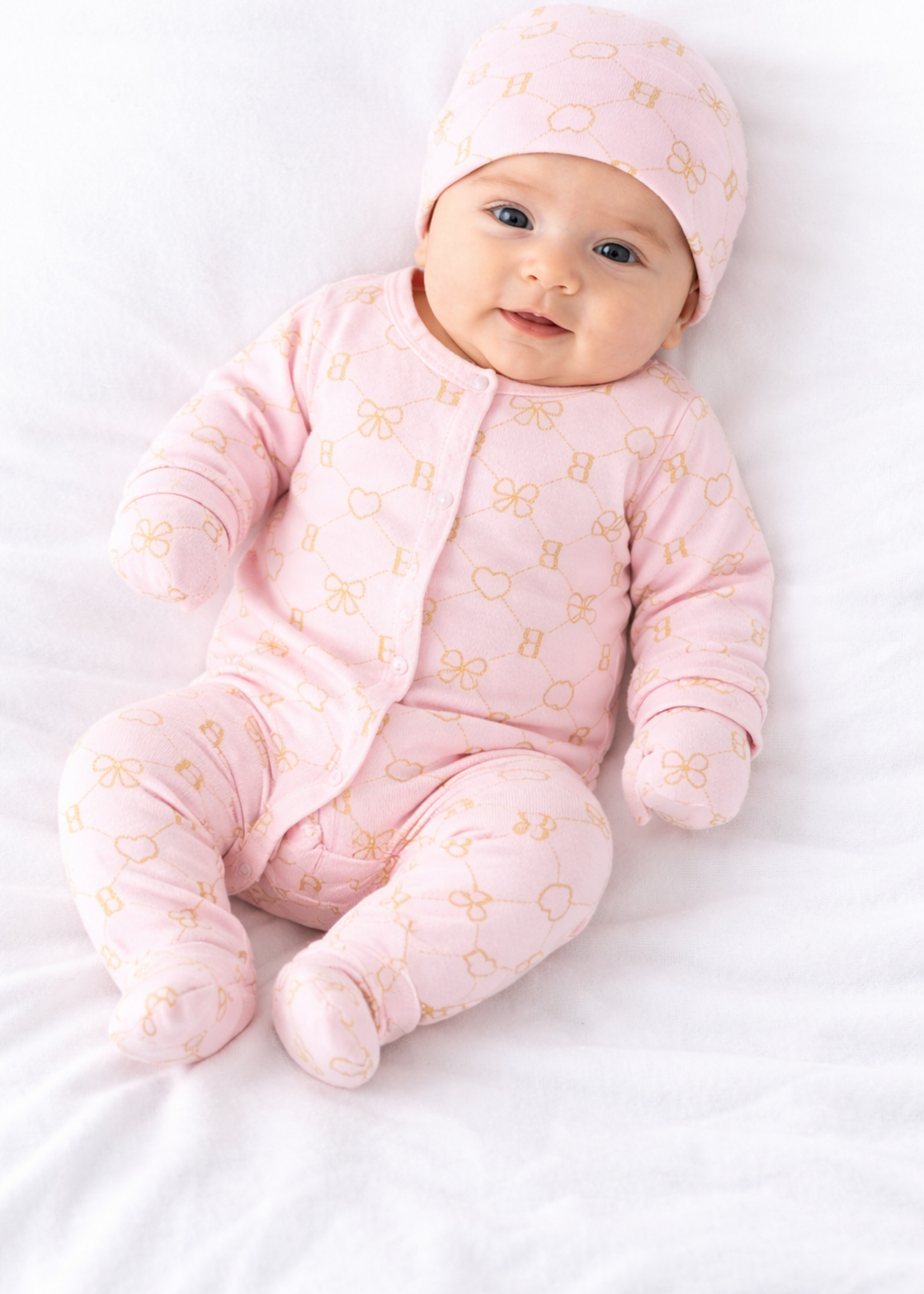 Baby Geschenkset 'Hearts & Bows'