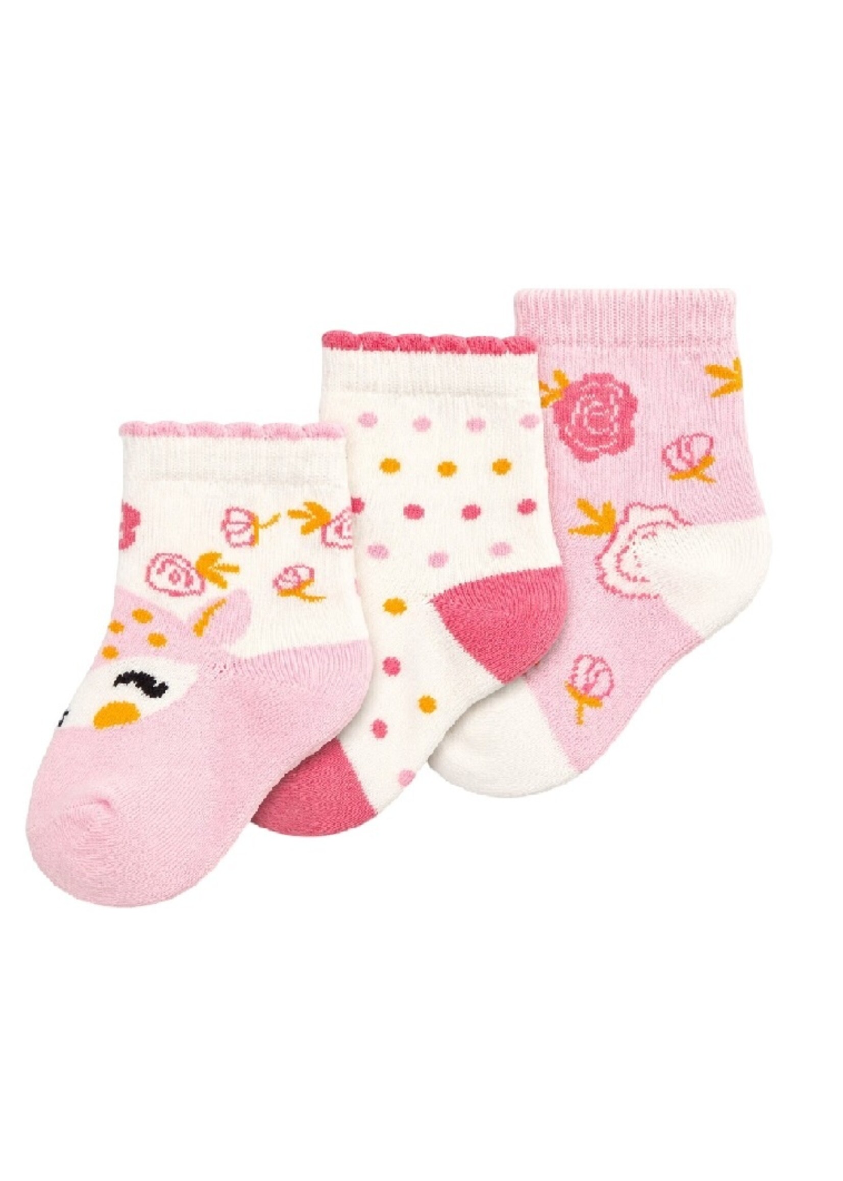 3 paar meisjes sokken