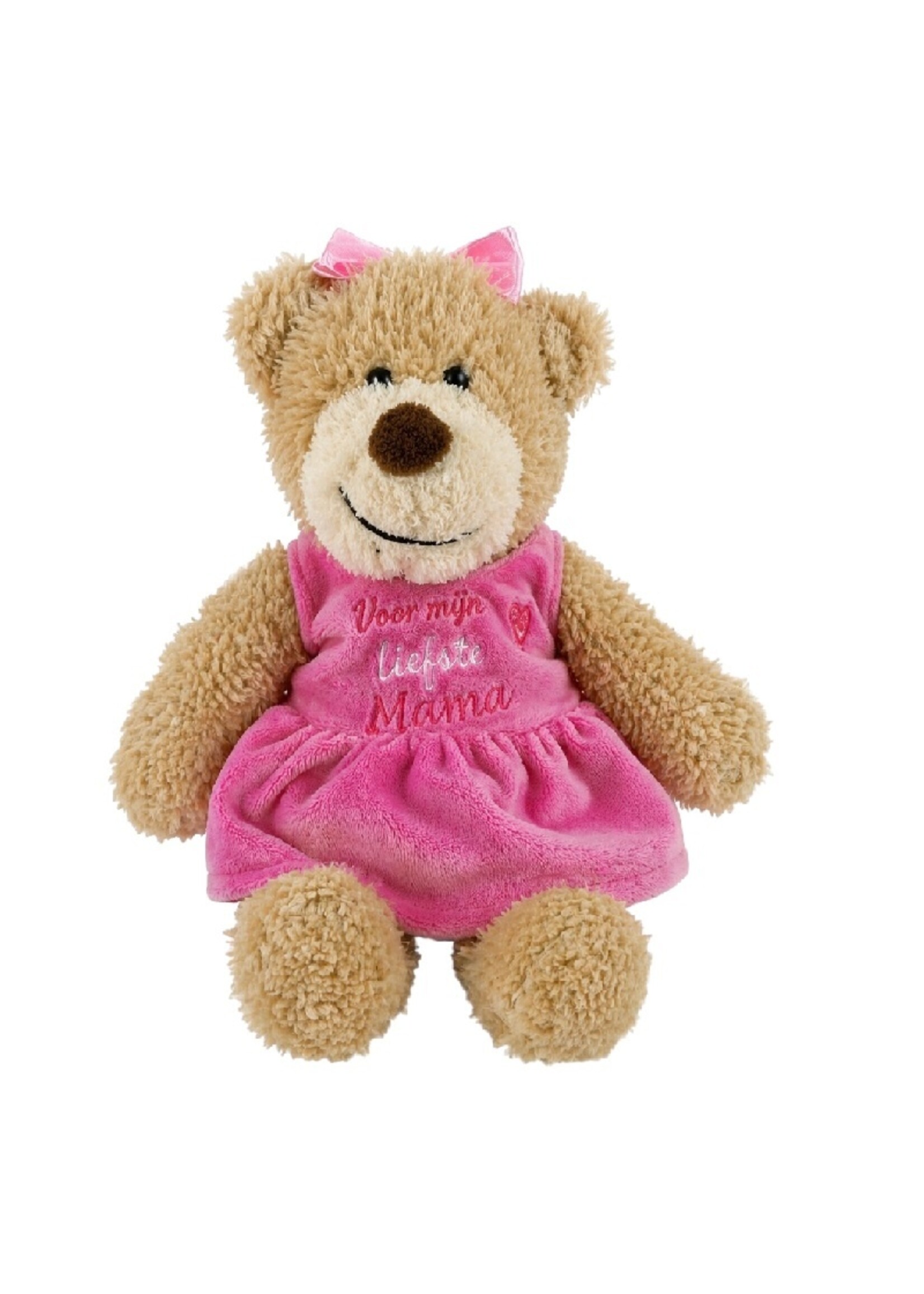 Knuffelbeertje ‘Voor mijn liefste mama’ – 22 cm