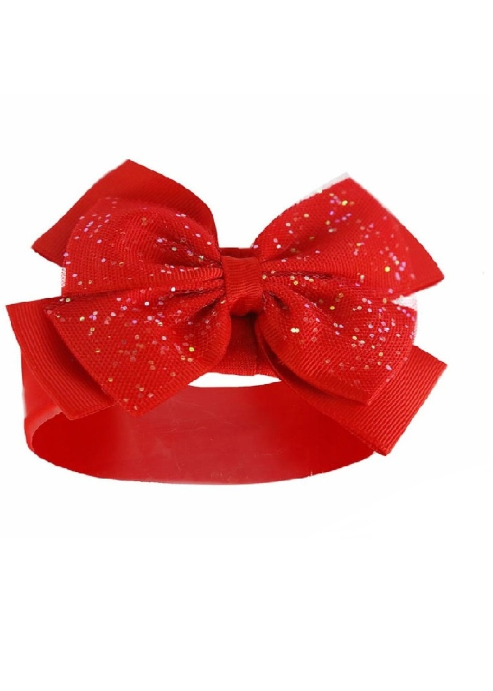 Haarband met Glitter Strik