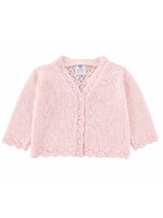 bee bo Roze Baby Vestje met Ajour