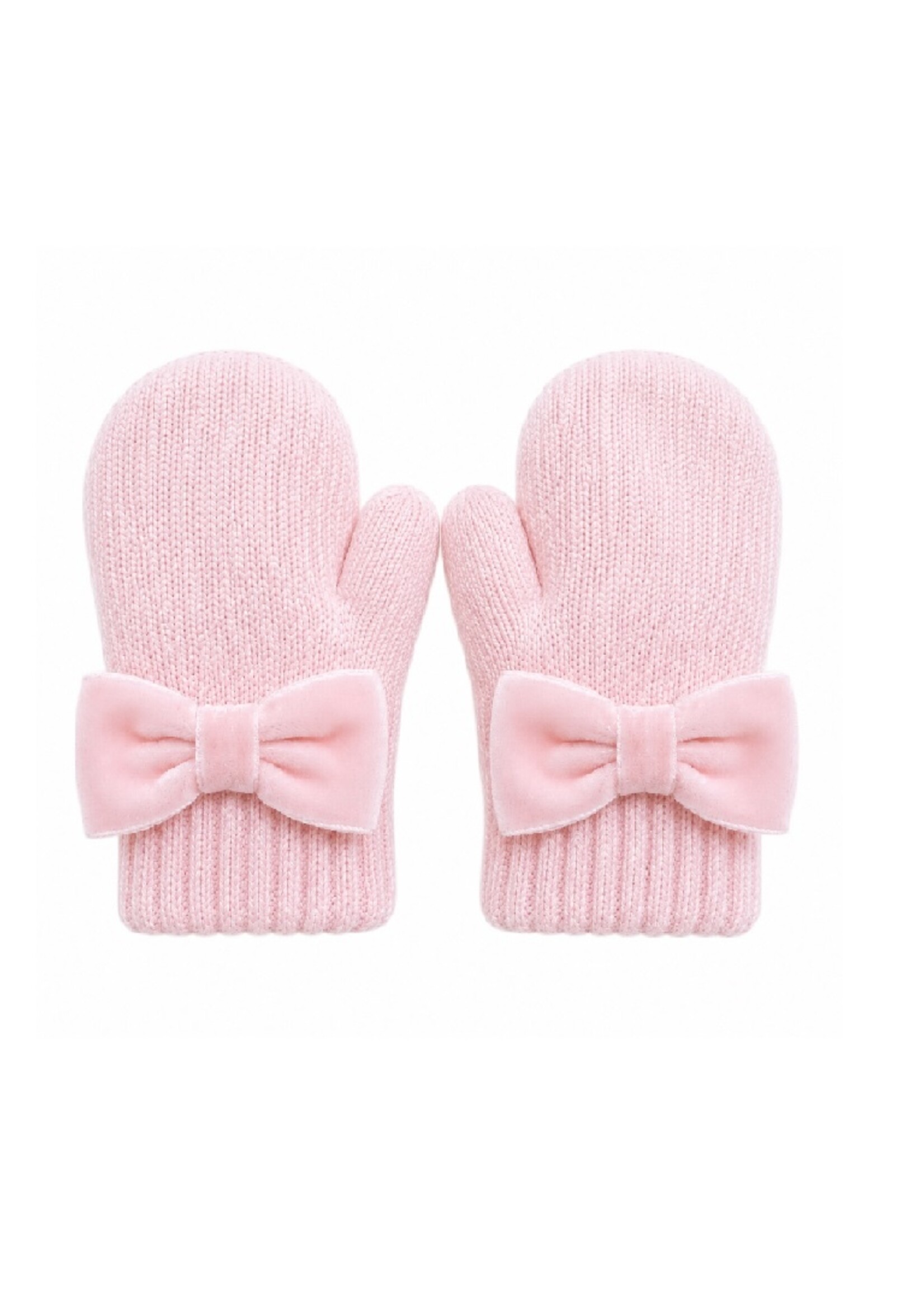 Pesci Gebeide Babywantjes met Strik - 9 cm