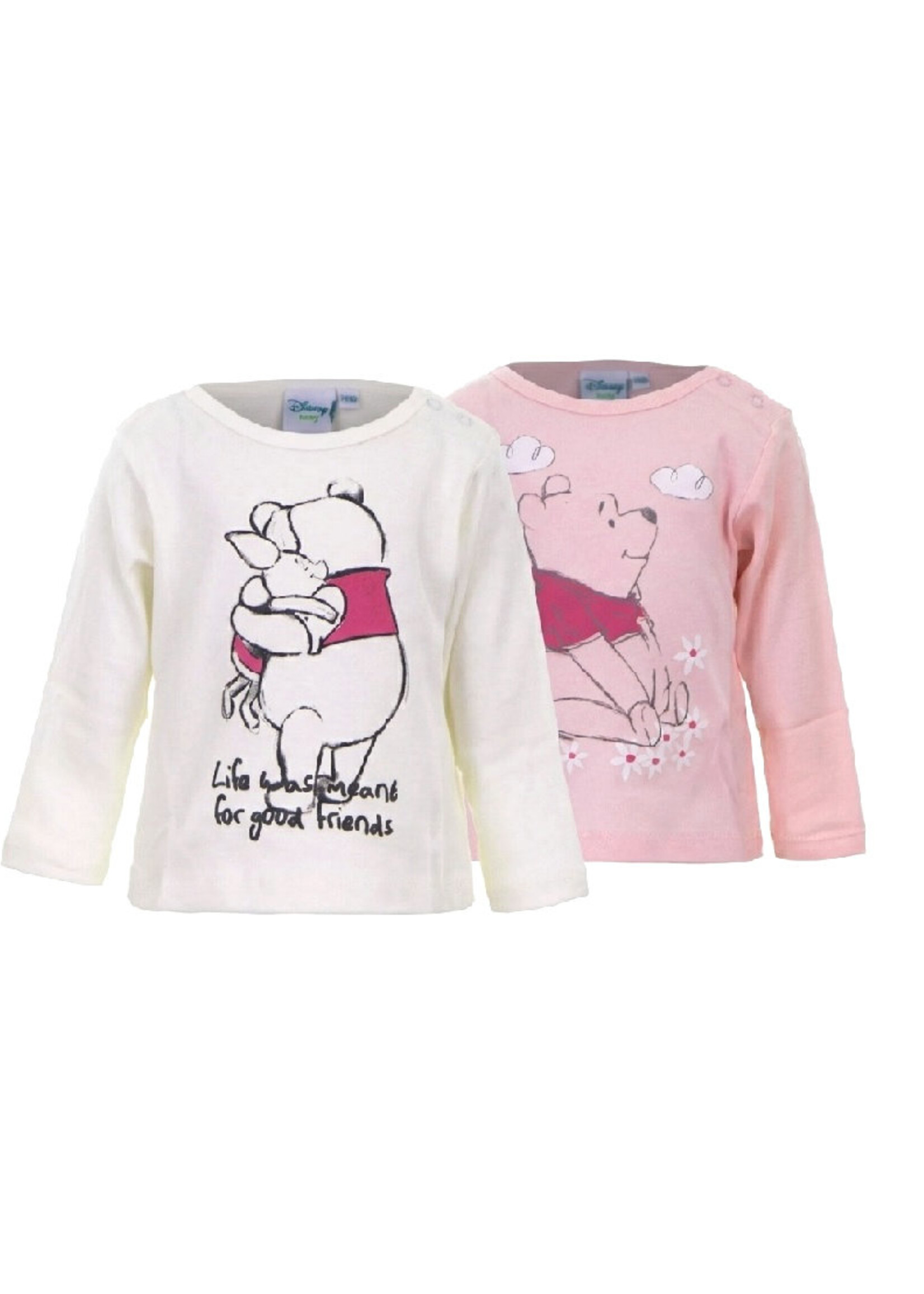 Disney Disney Winnie de Poeh Baby Shirts (2-pack)