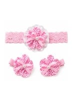 Soft Touch Baby Haarband & Clips
