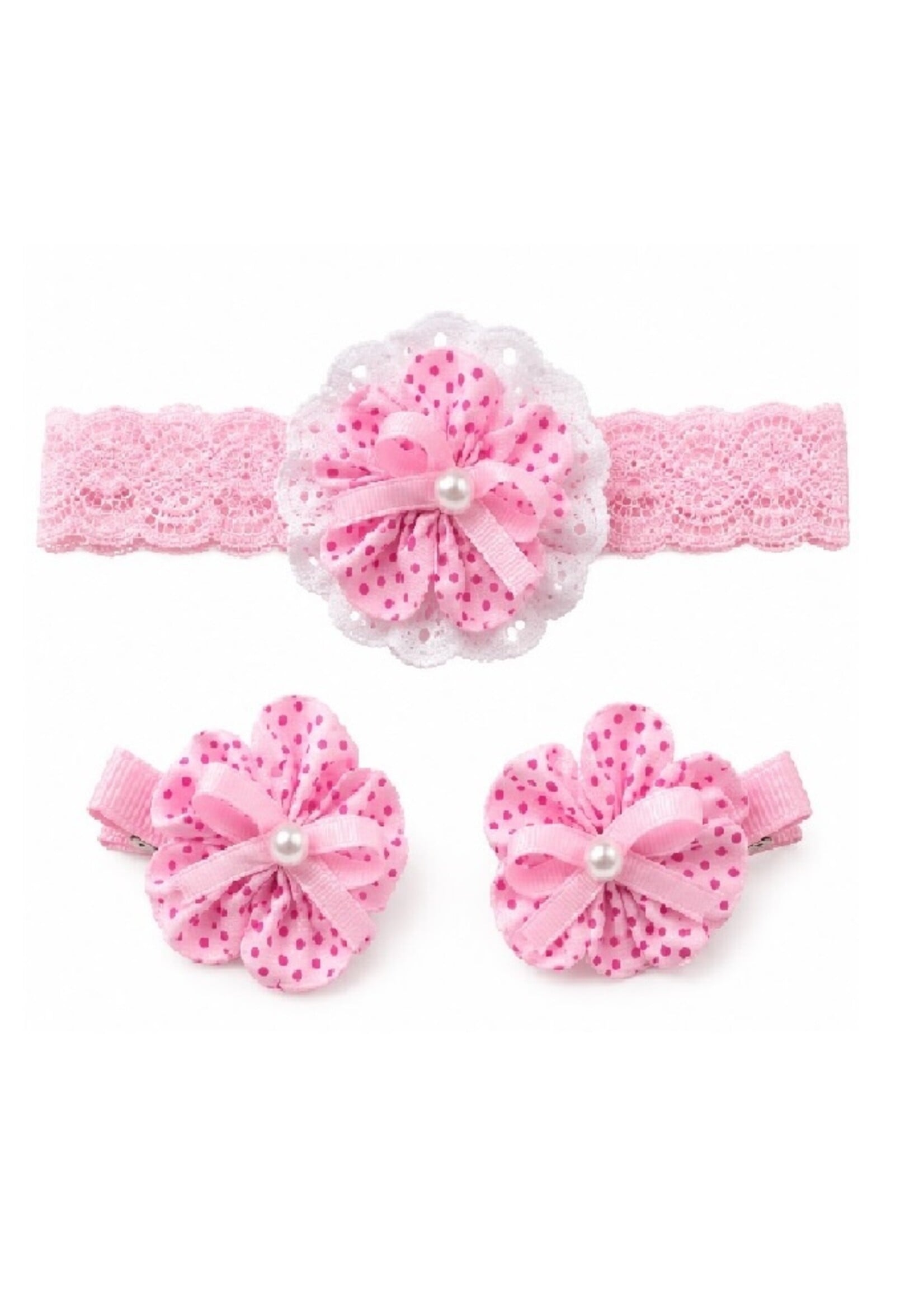 Soft Touch Baby Haarband & Clips