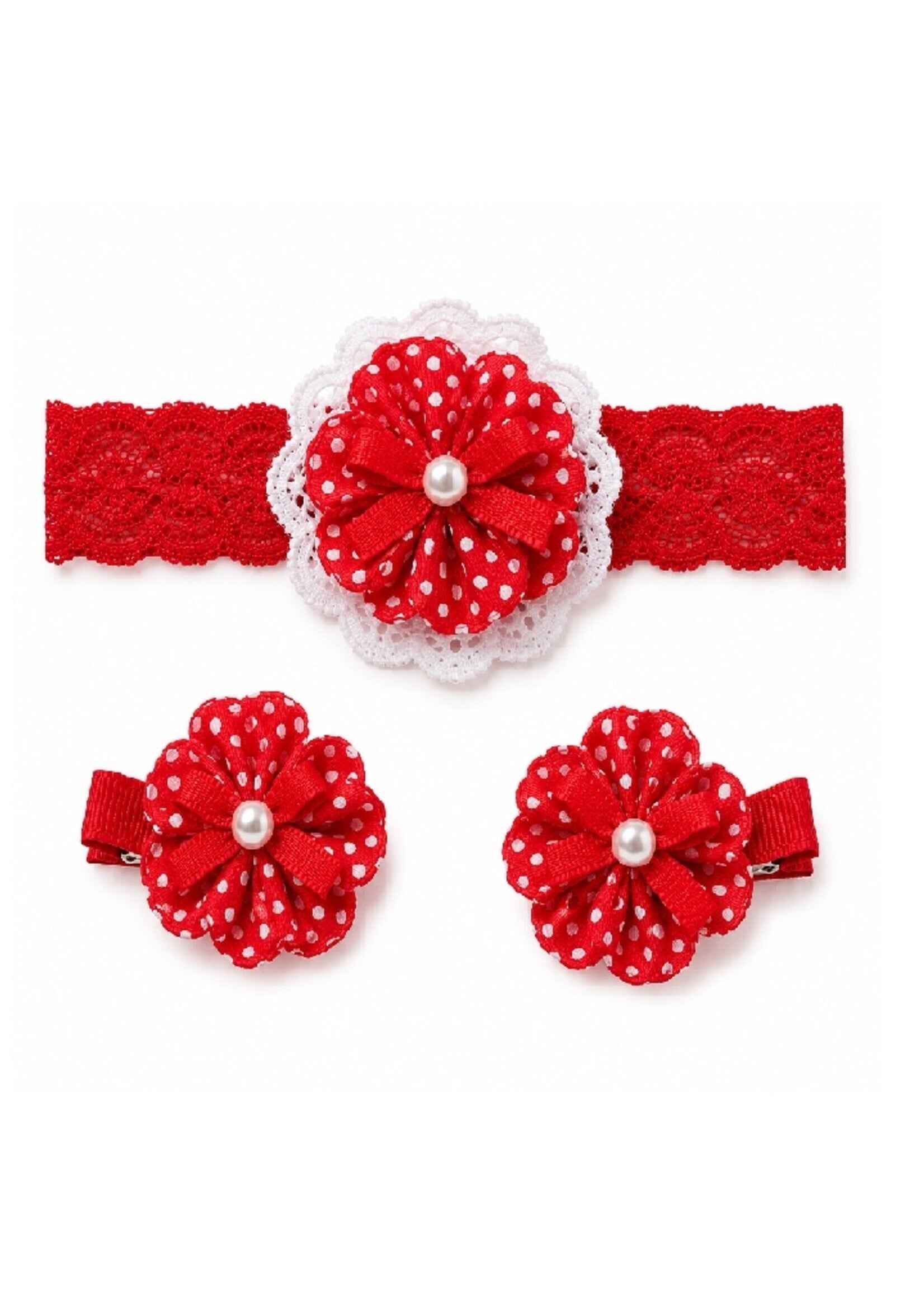 Soft Touch Baby Haarband & Clips