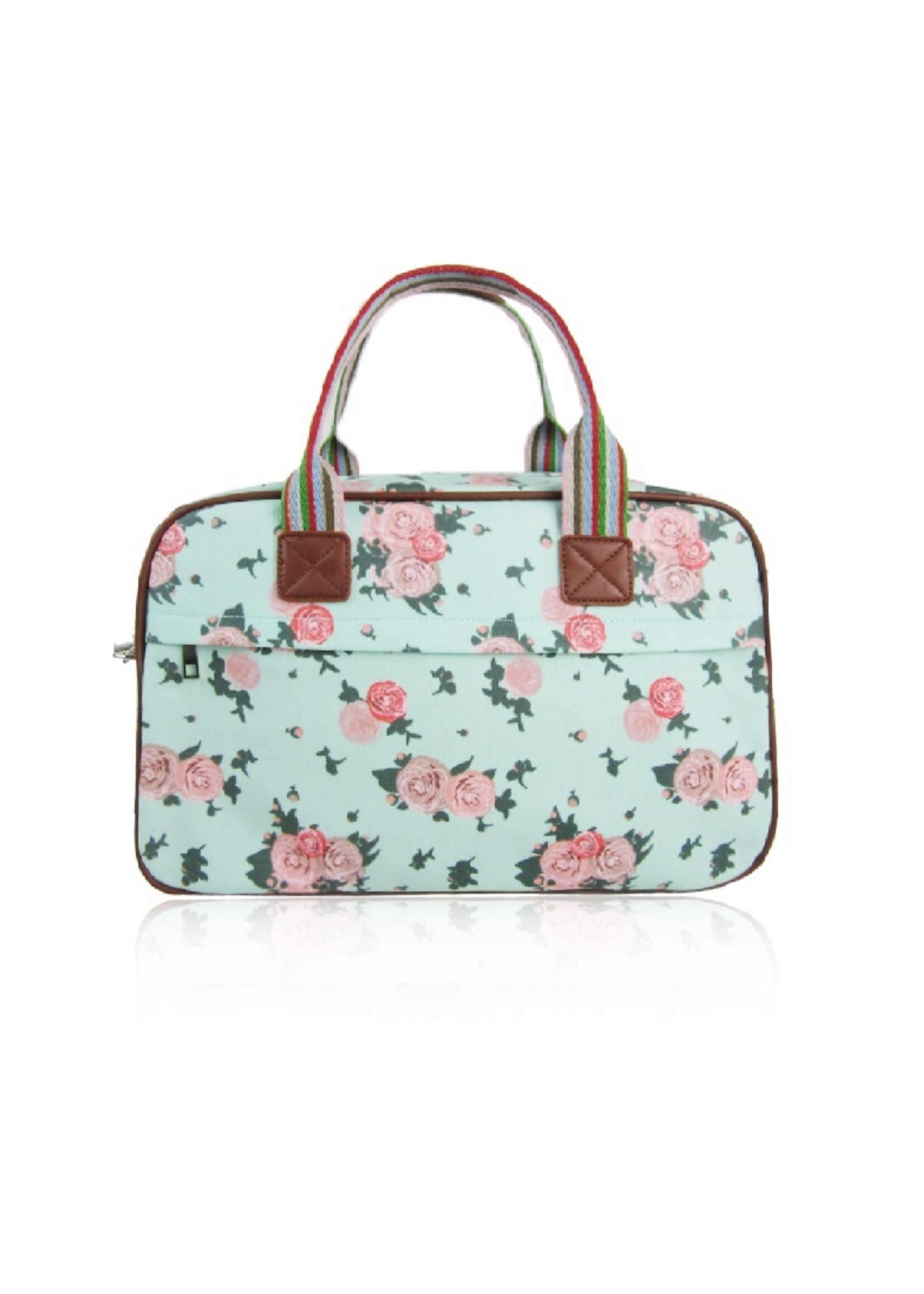 Retro Reistas – Romantische Bloemenprint