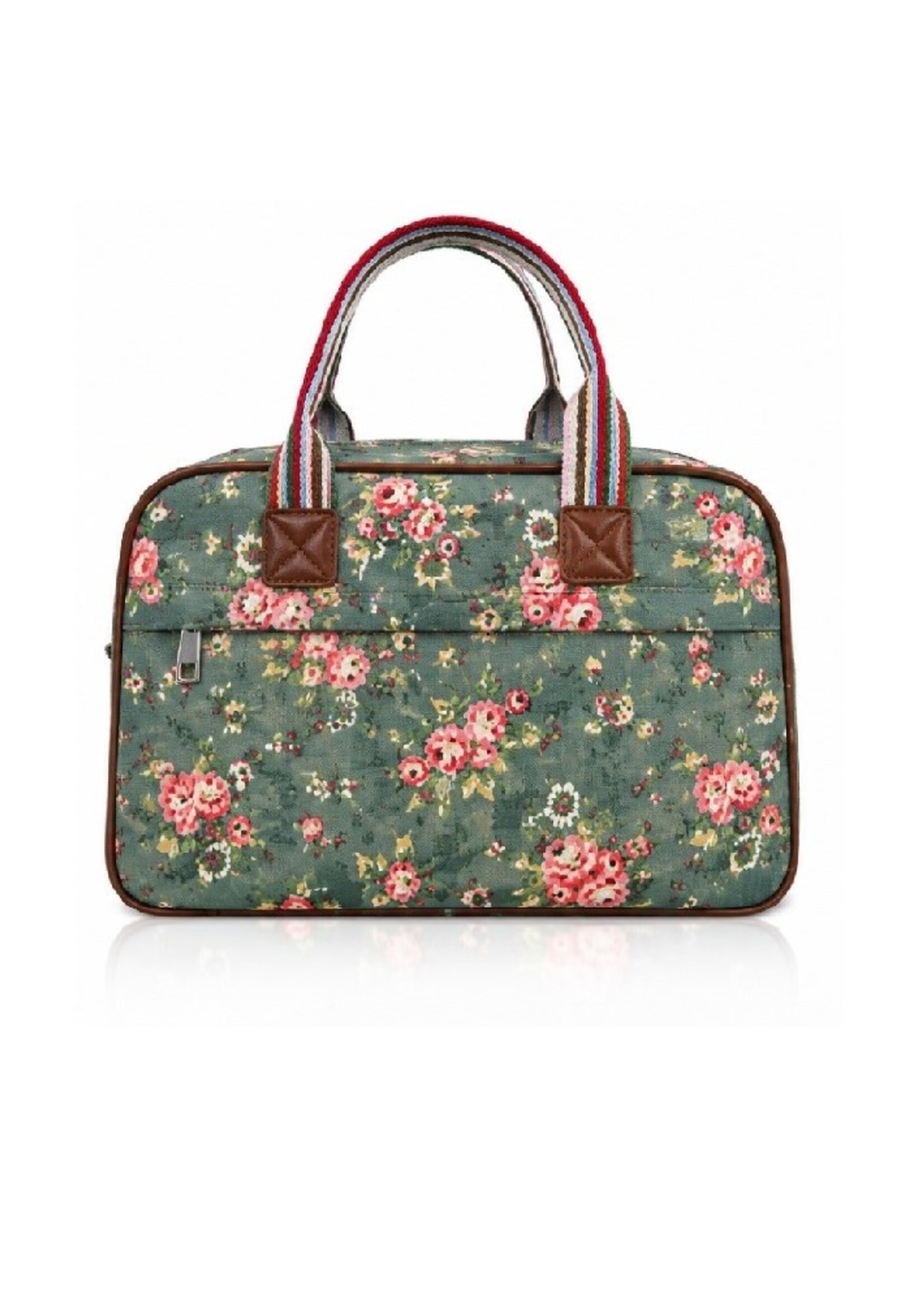 Retro Reistas – Romantische Bloemenprint