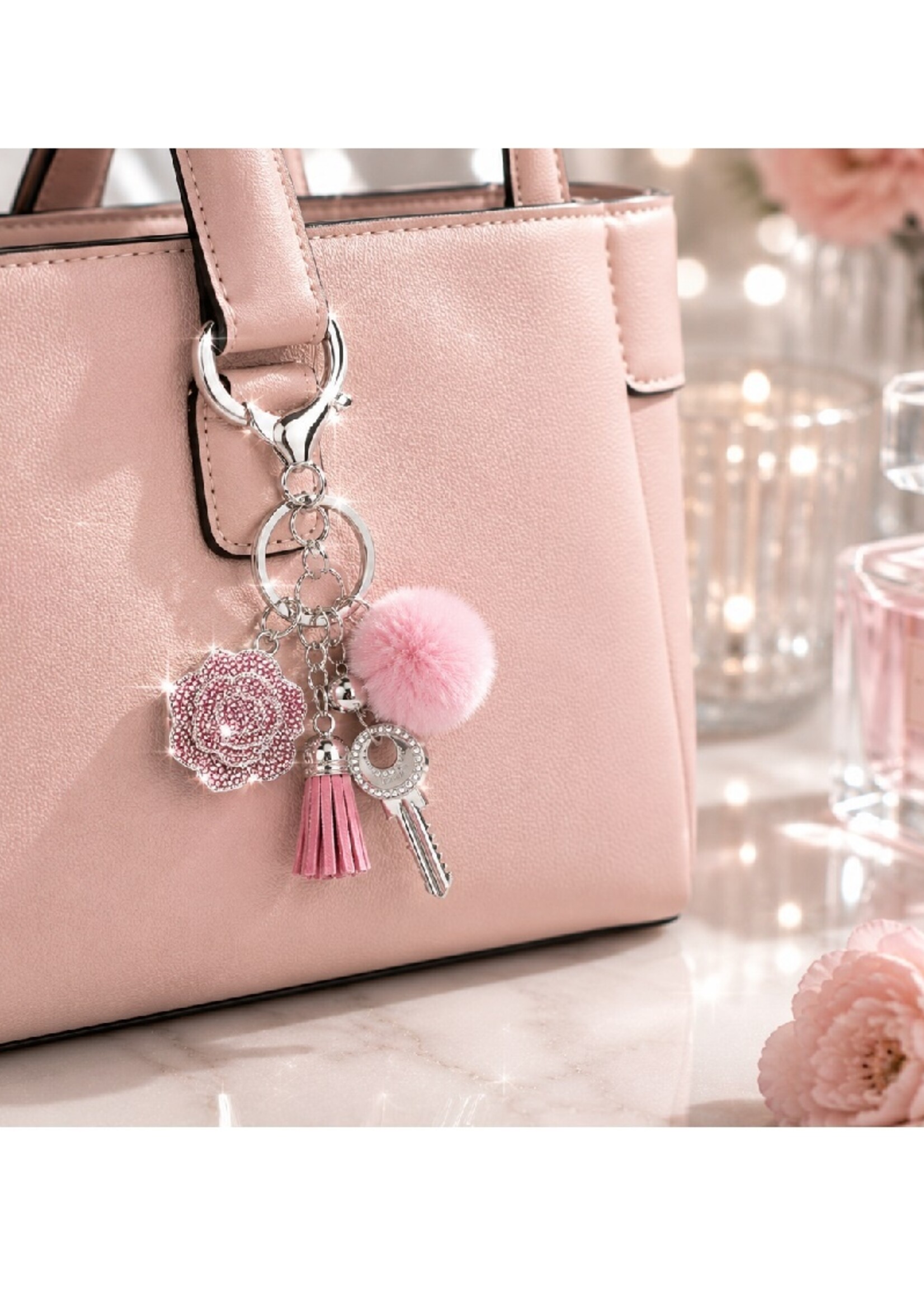 Tashanger & Sleutelhanger met Pompom