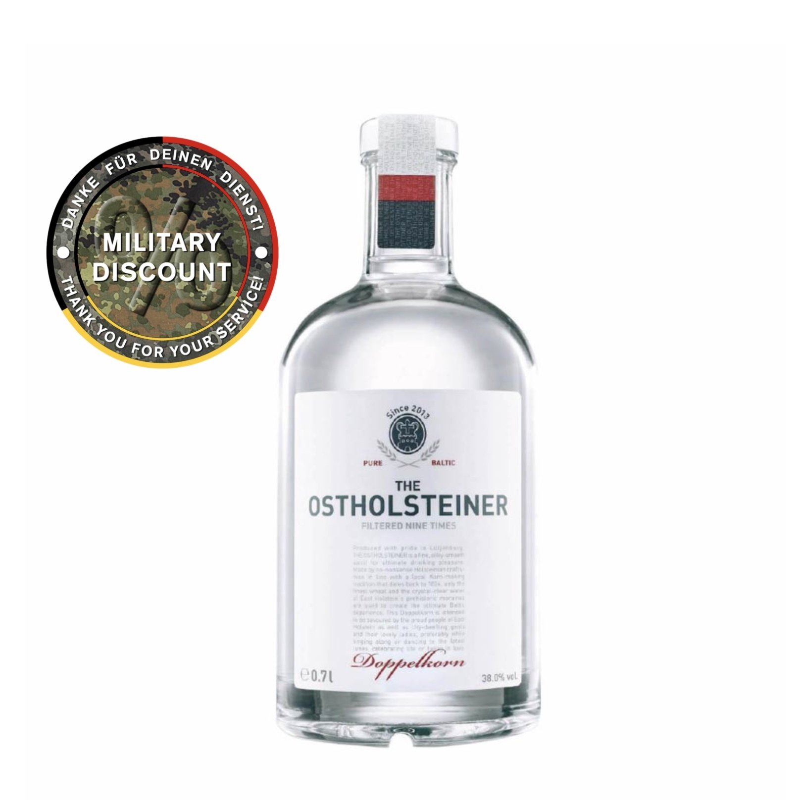 THE OSTHOLSTEINER THE OSTHOLSTEINER Doppelkorn Military Discount