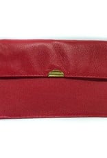 Flat Wallet-warm red