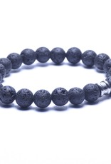 Steel & Barnett Men Bracelet Basic Stones-lava