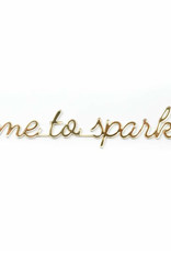 Goegezegd Quote Time to Sparkle-gold