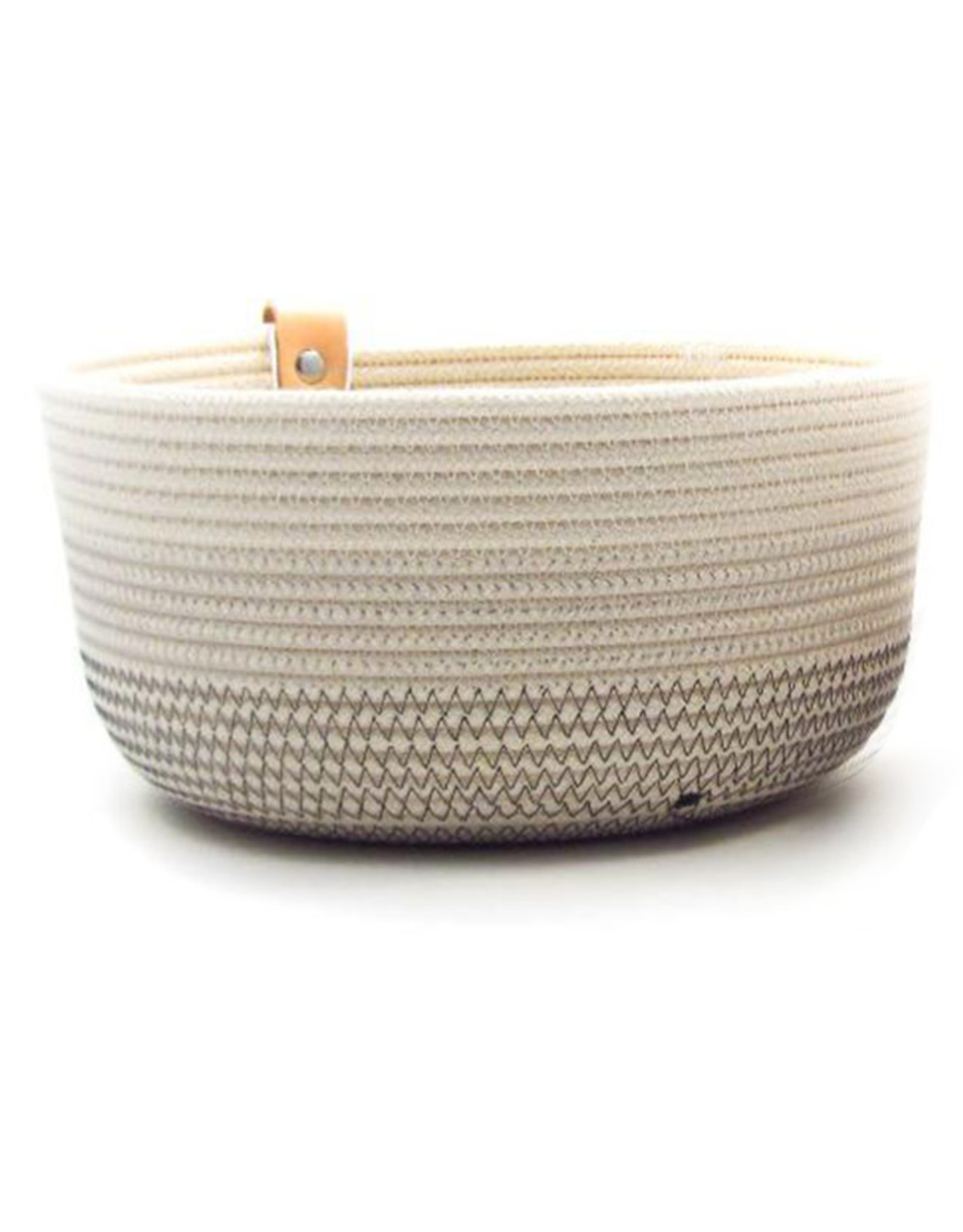 Koba Handmade Bowl Large High-shades of grey 25x12cm