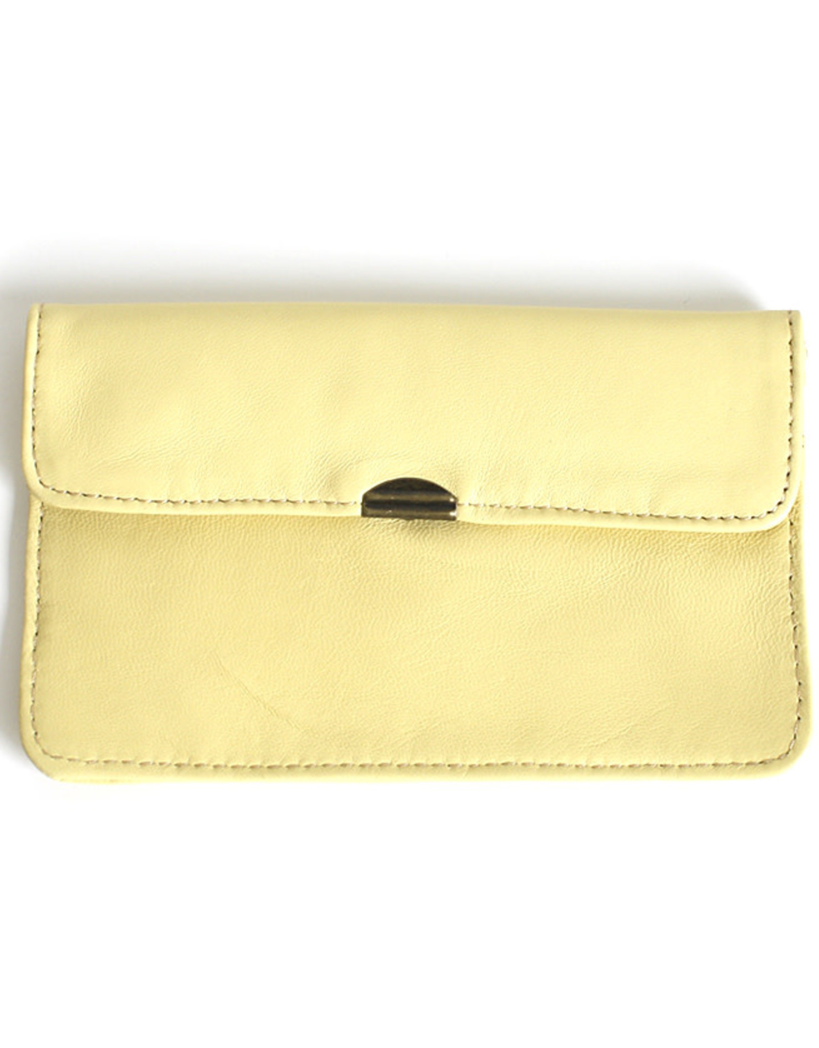 Flat Wallet-soft yellow