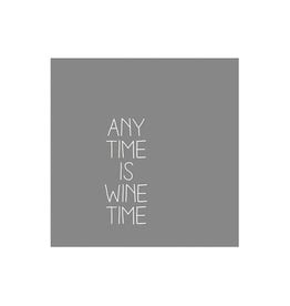 Räder Servet 25x25cm-Anytime is wine time