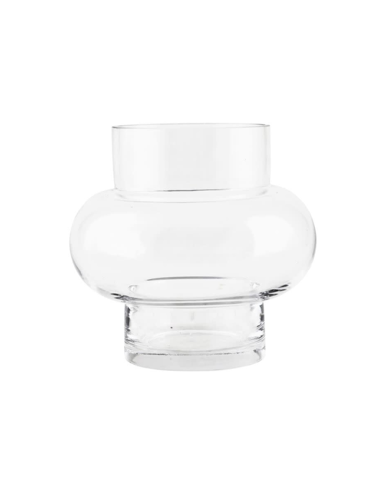 House Doctor Vase Forms Low-clear glass