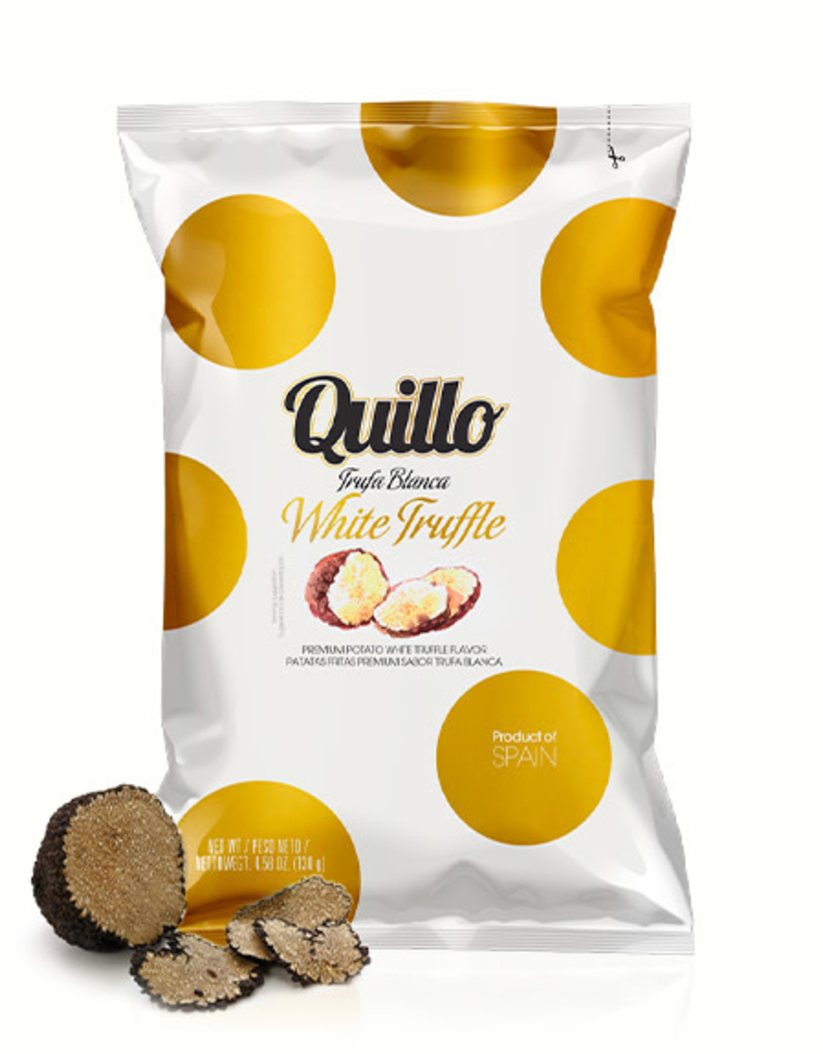 Quillo Chips 130gr.-white truffle