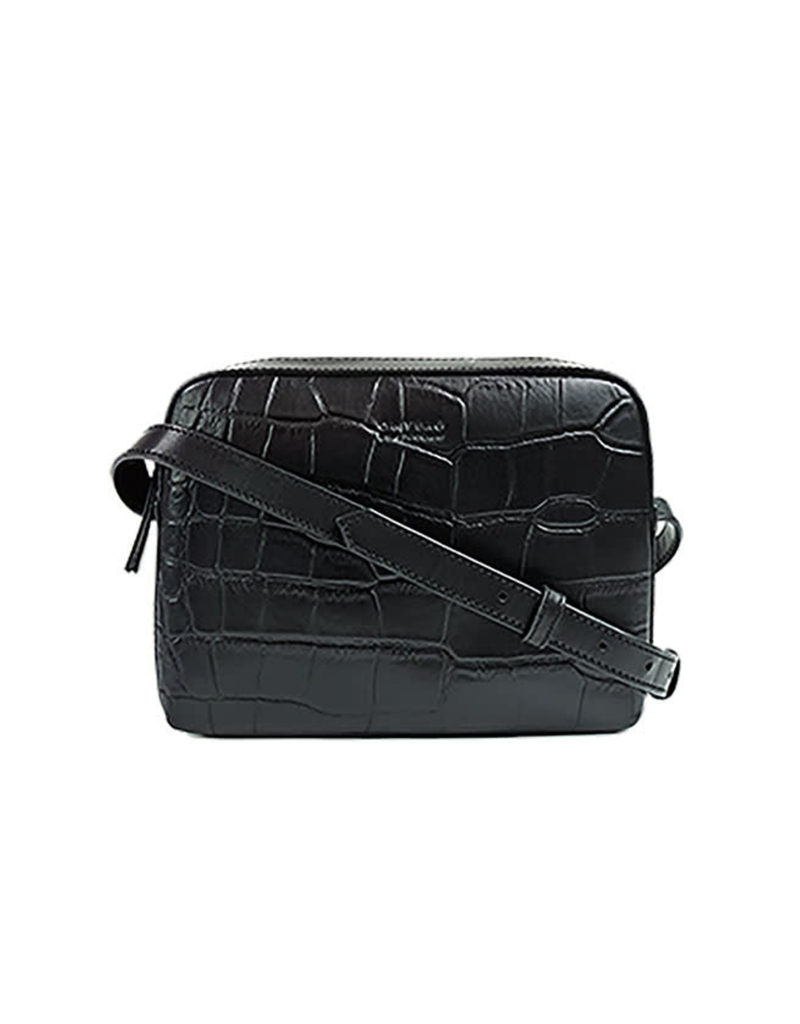 O My Bag Handtas Sue Croco-black (classic leather)