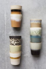 HK Living 70s ceramics: Coffee Mugs (set of 6) Oberon-mix