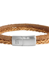 Steel & Barnett Men Bracelet Denby Leather-camel