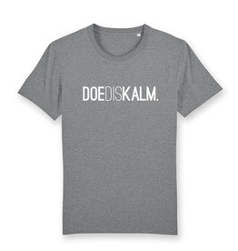 Kleir T-Shirt Biokatoen DOEDISKALM-grijs