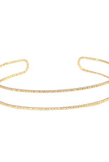 Ellen Beekmans Armband Bangle Double Line-gold