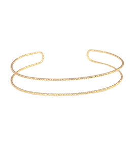 Ellen Beekmans Armband Bangle Double Line-gold