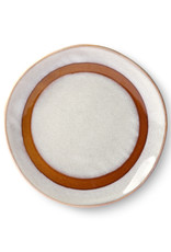 HK Living 70s ceramics: Dessert Plates (set of 2)-snow