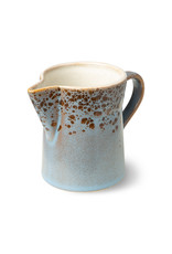 HK Living 70s ceramics: Milk Jug & Sugar Pot-berry/peat