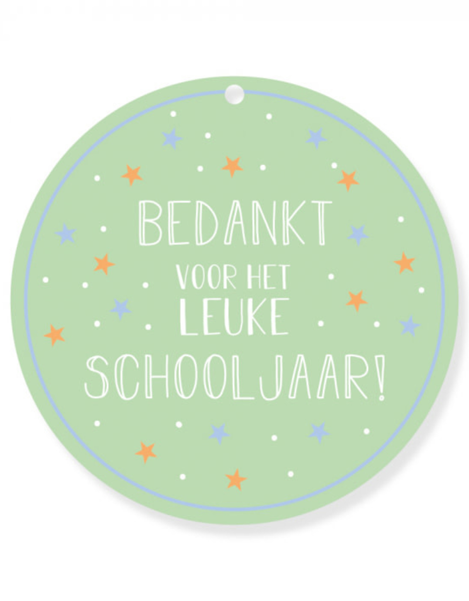 Kaart voor het leuke schooljaar-groen - Mini Butik