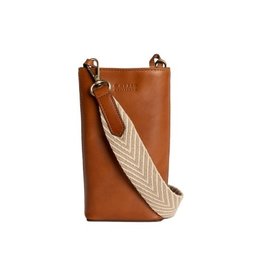 O My Bag Charlie Phone Bag / 2 Straps-cognac (classic leather)