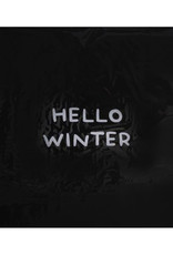 Servetten 'Hello  Winter'-black