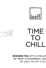 Leeff Thee ‘Time To Chill’ Relax Thee-rooibos/hennepzaad/chili/aardbei