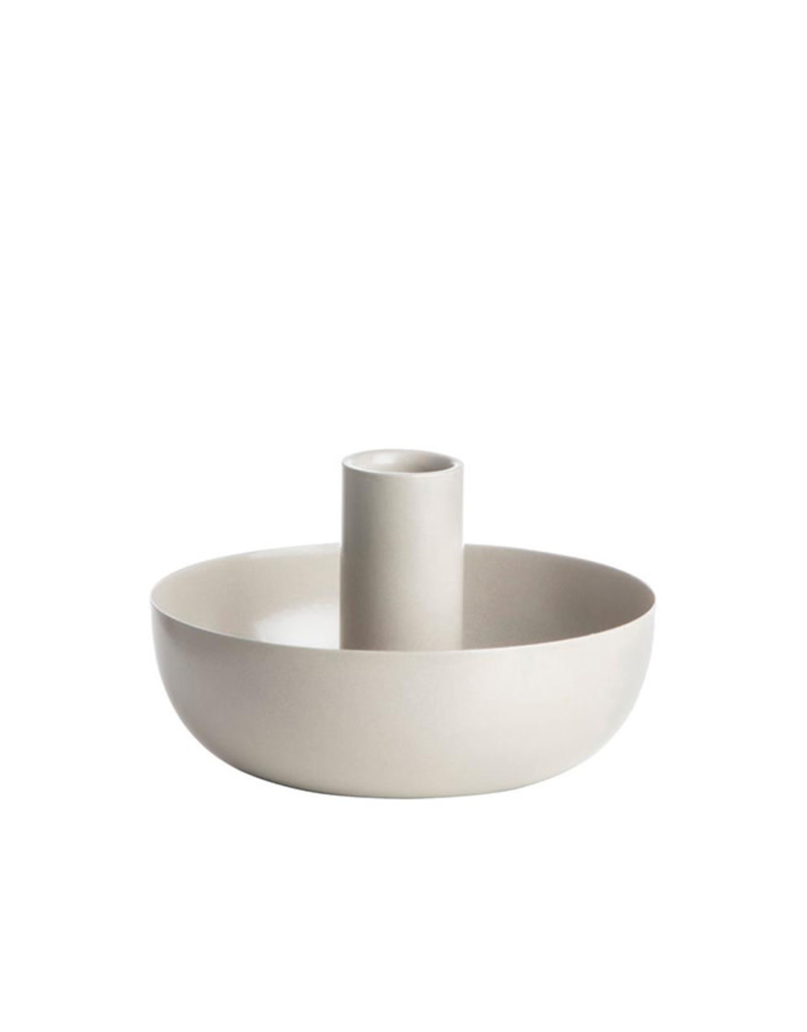 Dinerkaarshouder Rond Metaal 12x8cm-taupe