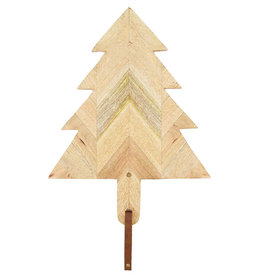 Zusss Serveerplank Kerstboom Hout 50X37cm-naturel