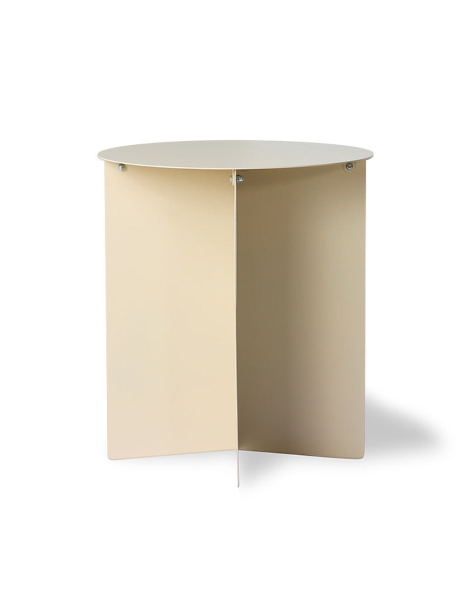 HK Living Side Table Metal Round 40x45cm-cream