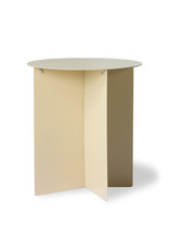 HK Living Side Table Metal Round 40x45cm-cream