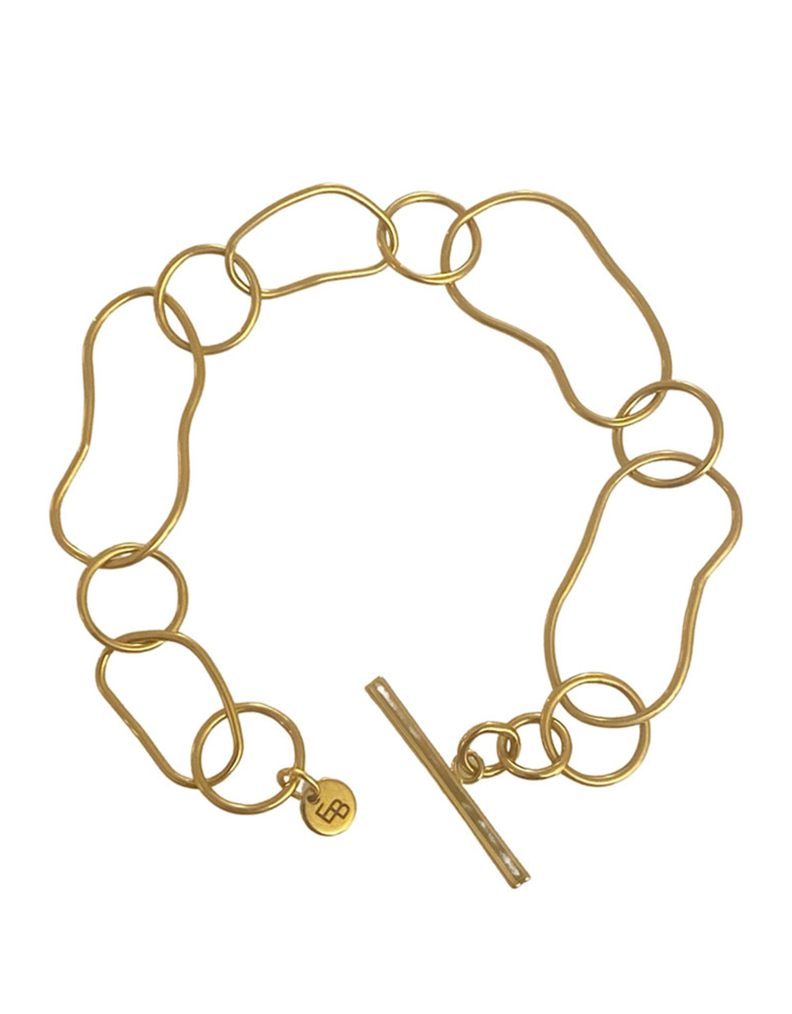 Ellen Beekmans Armband Organic Chains-gold