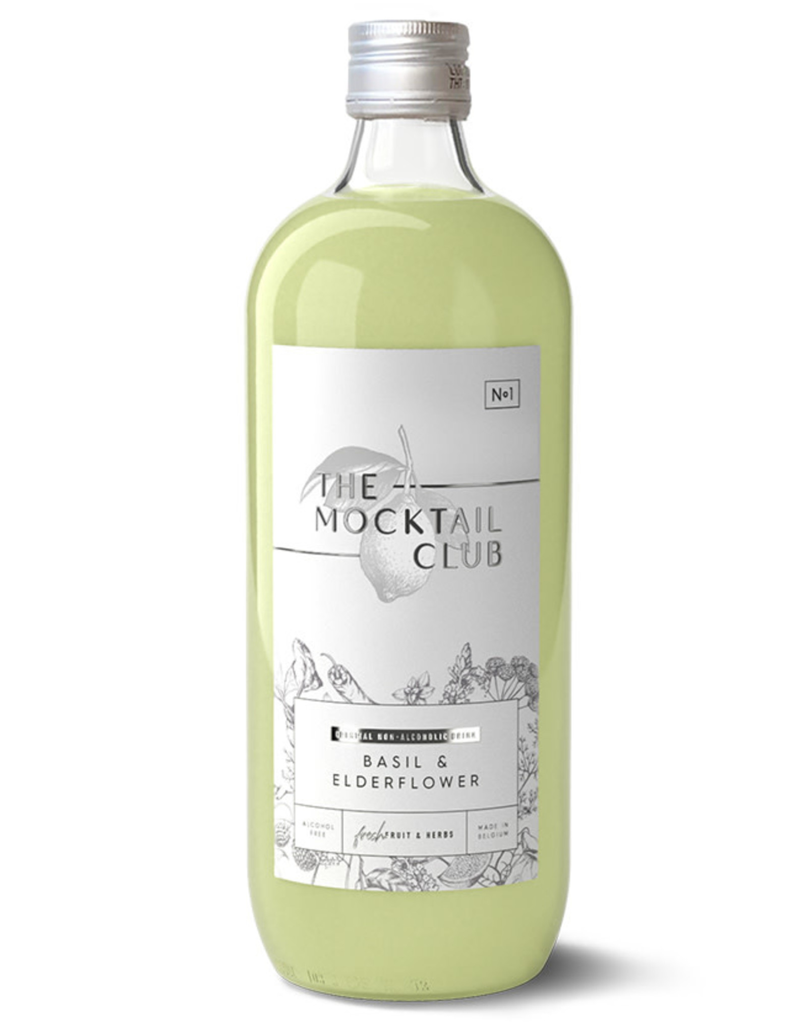 The Mocktail Club Mocktail N°1-Basil & Elderflower 1L