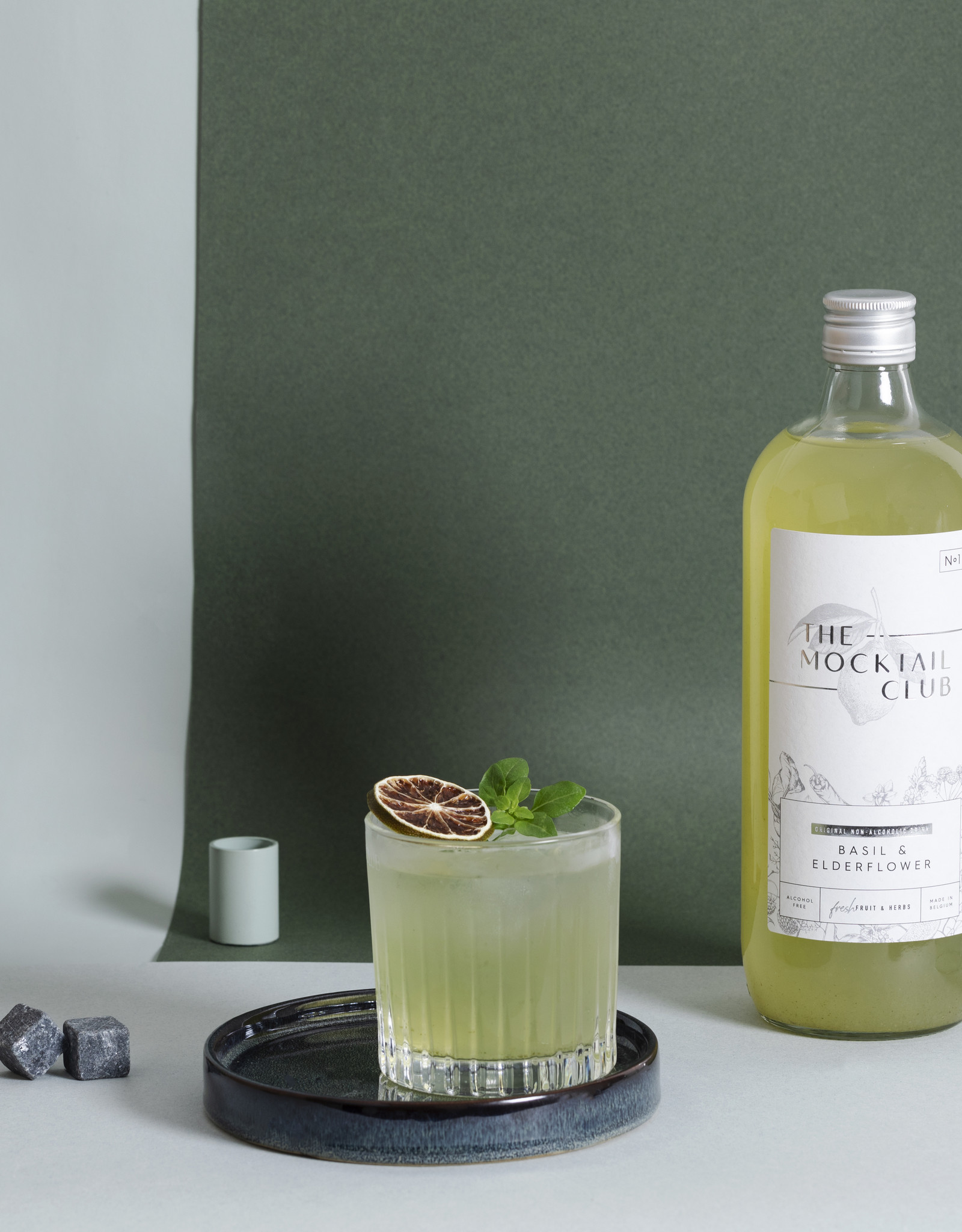 The Mocktail Club Mocktail N°1-Basil & Elderflower 1L