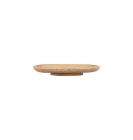 Zusss Stylingbord Ovaal Hout 30x15x4cm-naturel